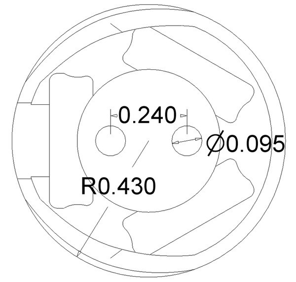 sarhoş teker 19.05 mm - ball caster with 3/4 inch plastic ball - pl-954 boyutları
